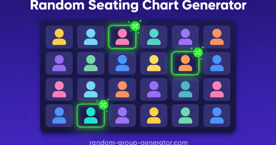 Zufälliger Sitzplan-Generator für Klassenzimmer und Events